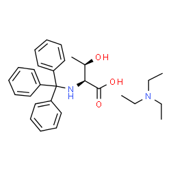 ChemSpider 2D Image | N-Trityl-L-threonine - N,N-diethylethanamine (1:1) | C29H38N2O3