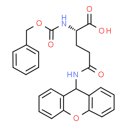 ChemSpider 2D Image | Z-Ndelta-xanthyl-L-glutamine | C26H24N2O6