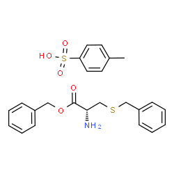 ChemSpider 2D Image | CYSTEINE(BZL)-OBZL P-TOSYLATE | C24H27NO5S2