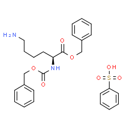 ChemSpider 2D Image | z-lys-obzl · benzenesulfonate | C27H32N2O7S