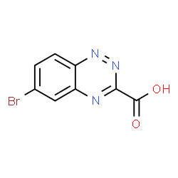 ChemSpider 2D Image | 6-Bromo-1,2,4-benzotriazine-3-carboxylic acid | C8H4BrN3O2