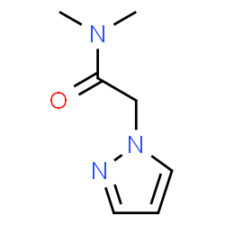 ChemSpider 2D Image | N,N-Dimethyl-2-(1H-pyrazol-1-yl)acetamide | C7H11N3O