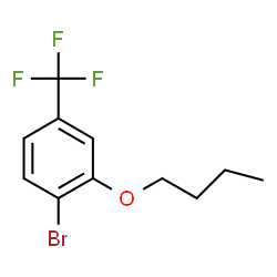 ChemSpider 2D Image | 1-Bromo-2-butoxy-4-(trifluoromethyl)benzene | C11H12BrF3O