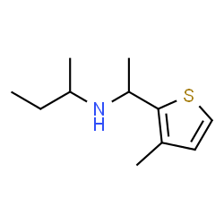 ChemSpider 2D Image | N-[1-(3-Methyl-2-thienyl)ethyl]-2-butanamine | C11H19NS