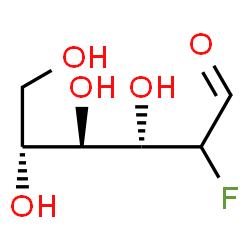 ChemSpider 2D Image | (2xi)-2-Deoxy-2-fluoro-D-arabino-hexose | C6H11FO5