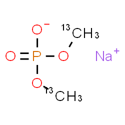 ChemSpider 2D Image | Sodium bis[(~13~C)methyl] phosphate | 13C2H6NaO4P
