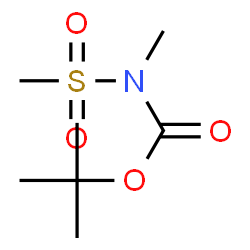 ChemSpider 2D Image | 2-Methyl-2-propanyl methyl(methylsulfonyl)carbamate | C7H15NO4S