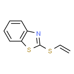 ChemSpider 2D Image | 2-(Vinylsulfanyl)-1,3-benzothiazole | C9H7NS2