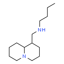 ChemSpider 2D Image | N-(Octahydro-2H-quinolizin-1-ylmethyl)-1-butanamine | C14H28N2