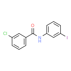 ChemSpider 2D Image | 3-Chloro-N-(3-iodophenyl)benzamide | C13H9ClINO