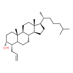 ChemSpider 2D Image | (3alpha,4alpha)-4-Allylcholestan-3-ol | C30H52O