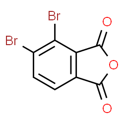 ChemSpider 2D Image | 4,5-Dibromo-2-benzofuran-1,3-dione | C8H2Br2O3