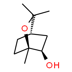 ChemSpider 2D Image | (1S,4S,6R)-1,3,3-Trimethyl-2-oxabicyclo[2.2.2]octan-6-ol | C10H18O2