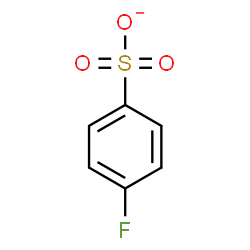 ChemSpider 2D Image | 4-Fluorobenzenesulfonate | C6H4FO3S
