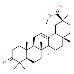 ChemSpider 2D Image | Methyl 3-oxoolean-12-en-30-oate | C31H48O3