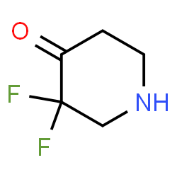 ChemSpider 2D Image | 3,3-Difluoro-4-piperidinone | C5H7F2NO