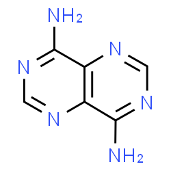 ChemSpider 2D Image | Pyrimido[5,4-d]pyrimidine-4,8-diamine | C6H6N6