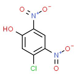 ChemSpider 2D Image | 5-Chloro-2,4-dinitrophenol | C6H3ClN2O5