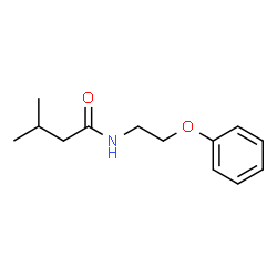 ChemSpider 2D Image | 3-Methyl-N-(2-phenoxyethyl)butanamide | C13H19NO2