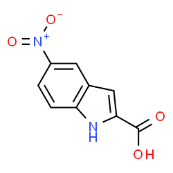 ChemSpider 2D Image | 5-Nitro-2-indolecarboxylicacid | C9H6N2O4