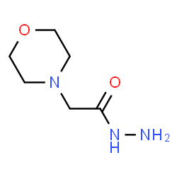 ChemSpider 2D Image | 2-morpholin-4-ylacetohydrazide | C6H13N3O2