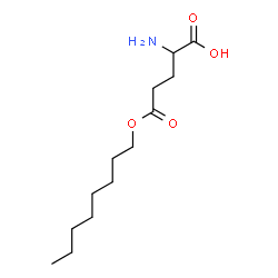 ChemSpider 2D Image | 2-Amino-5-(octyloxy)-5-oxopentanoic acid | C13H25NO4