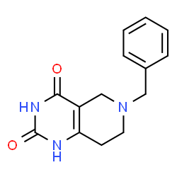 ChemSpider 2D Image | 6-Benzyl-5,6,7,8-tetrahydropyrido[4,3-d]pyrimidine-2,4(1H,3H)-dione | C14H15N3O2
