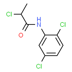 ChemSpider 2D Image | 2-Chloro-N-(2,5-dichlorophenyl)propanamide | C9H8Cl3NO