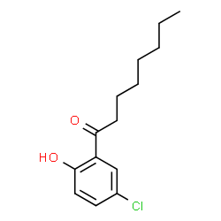 ChemSpider 2D Image | 1-(5-Chloro-2-hydroxyphenyl)-1-octanone | C14H19ClO2