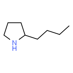 ChemSpider 2D Image | 2-Butylpyrrolidine | C8H17N