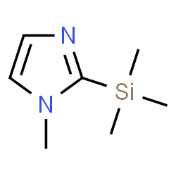 ChemSpider 2D Image | 1-Methyl-2-(trimethylsilyl)-1H-imidazole | C7H14N2Si