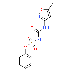 ChemSpider 2D Image | Phenyl [(5-methyl-1,2-oxazol-3-yl)carbamoyl]sulfamate | C11H11N3O5S