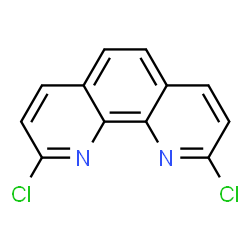 ChemSpider 2D Image | 2,9-Dichloro[1,10]phenanthroline | C12H6Cl2N2