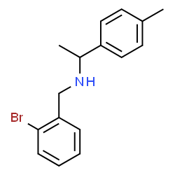 ChemSpider 2D Image | N-(2-Bromobenzyl)-1-(4-methylphenyl)ethanamine | C16H18BrN