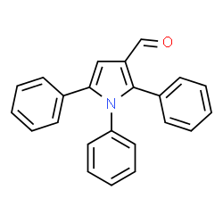 ChemSpider 2D Image | 1,2,5-triphenylpyrrole-3-carbaldehyde | C23H17NO