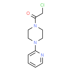 ChemSpider 2D Image | 1-(Chloroacetyl)-4-(2-pyridinyl)piperazine | C11H14ClN3O