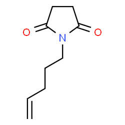 ChemSpider 2D Image | 1-(4-Pentenyl)-2,5-pyrrolidinedione | C9H13NO2