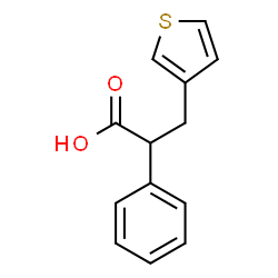 ChemSpider 2D Image | 2-Phenyl-3-(3-thienyl)propanoic acid | C13H12O2S