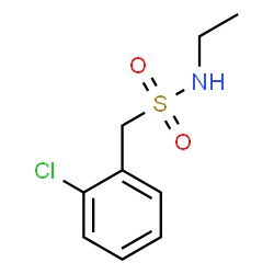 ChemSpider 2D Image | 1-(2-Chlorophenyl)-N-ethylmethanesulfonamide | C9H12ClNO2S