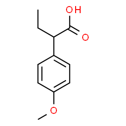 ChemSpider 2D Image | 2-(4-Methoxyphenyl)butanoic acid | C11H14O3