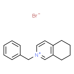 ChemSpider 2D Image | 2-Benzyl-5,6,7,8-tetrahydroisoquinolinium bromide | C16H18BrN