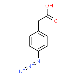 ChemSpider 2D Image | (4-Azidophenyl)acetic acid | C8H7N3O2