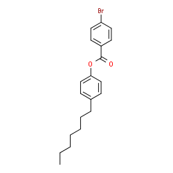 ChemSpider 2D Image | 4-Heptylphenyl 4-bromobenzoate | C20H23BrO2
