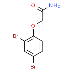 ChemSpider 2D Image | 2-(2,4-Dibromophenoxy)acetamide | C8H7Br2NO2