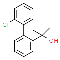 ChemSpider 2D Image | 2-(2'-Chloro-2-biphenylyl)-2-propanol | C15H15ClO