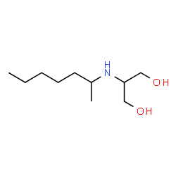 ChemSpider 2D Image | 2-(2-Heptanylamino)-1,3-propanediol | C10H23NO2