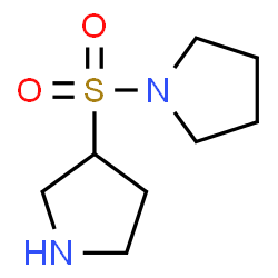 ChemSpider 2D Image | 1-(3-Pyrrolidinylsulfonyl)pyrrolidine | C8H16N2O2S