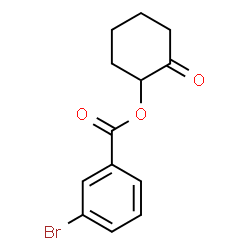 ChemSpider 2D Image | 2-Oxocyclohexyl 3-bromobenzoate | C13H13BrO3
