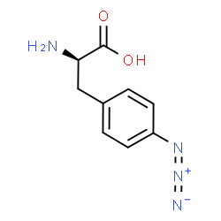 ChemSpider 2D Image | 4-Azido-D-phenylalanine | C9H10N4O2