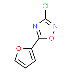 ChemSpider 2D Image | 3-Chloro-5-(2-furyl)-1,2,4-oxadiazole | C6H3ClN2O2